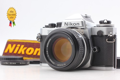 Mint nikon fe2 - fe2, silver