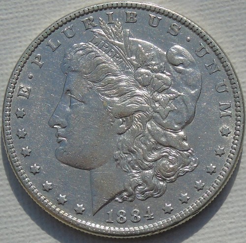1884 usa silver morgan - 1884,