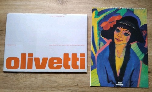 Olivetti calendario 1982 con - 1982,