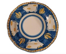 Piatto da portata Vietri blu