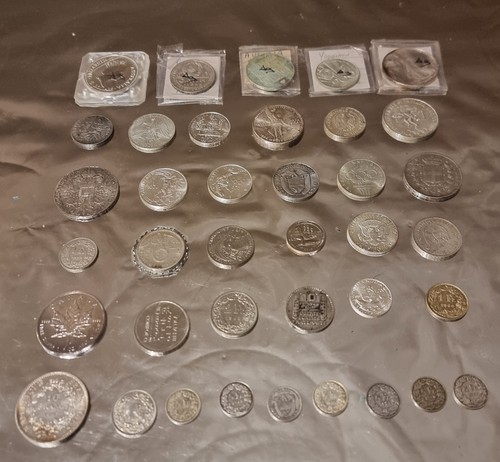 Lotto unico monete - , argento