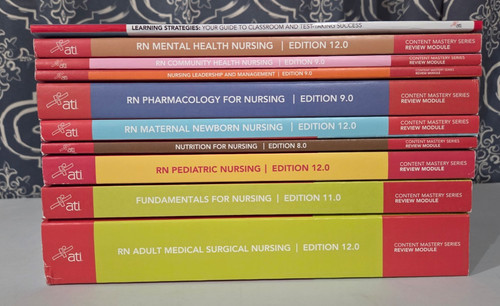 Ati nursing books complete - rn,