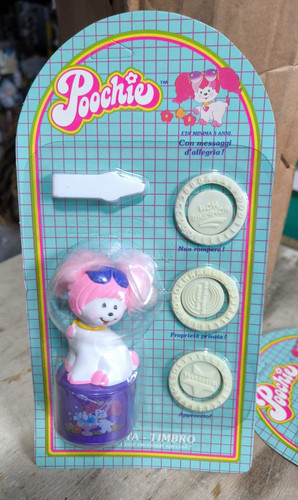 Poochie inventa timbro - inventa, vintage