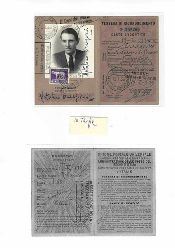 Tessera postale 3 - tessera, £