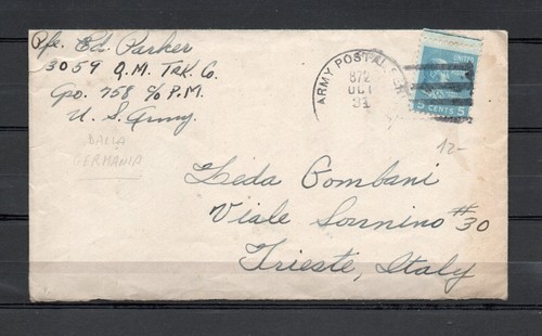 Posta militare usa 1945 - posta,