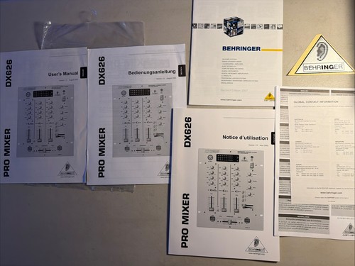 Behringer pro mixer dx626 - behringer,