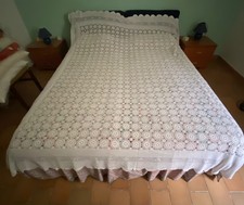 copriletto matrimoniale uncinetto lavorato a mano