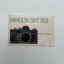 Minolta SRT-303 Manuale di
