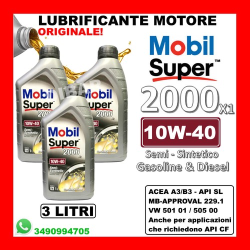 3lt olio motore mobil - 3lt,
