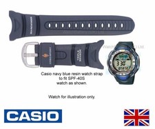 Cinturino orologio originale CASIO SPF-40S, SPF-40S-2 PathFinder 10158454 BLU SCURO