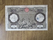 BANCONOTA LIRE 100 ROMA GUERRIERA FASCIO ROMA 2 11 1937 SUBALPINA