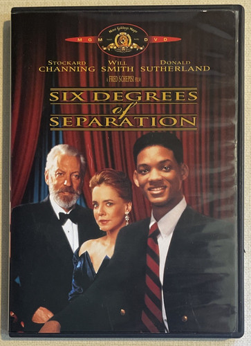 Six degrees separation - degrees, dvd