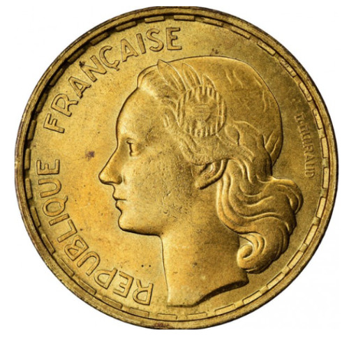 Pièce francs france 1952 - francs,