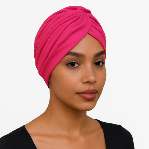 Turbante rosa caldo - , donna