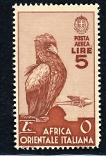 Africa Orientale Italiana - 1938 - Posta Aerea - 5 lire  (Sassone 9) - nuovo
