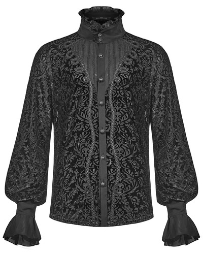 Camicia punk rave uomo goth - camicia,