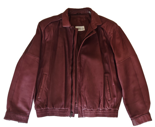 Alan michaels burgandy bomber - burgandy,