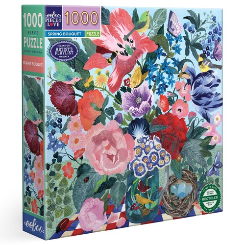 Eeboo spring bouquet - spring, adulto
