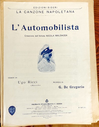 Spartito automobilista - automobilista,