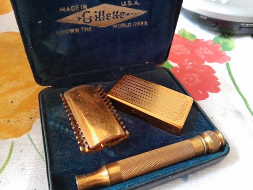 Rasoio vintage gillette gold - rasoio,