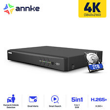 ANNKE 8CH 4K 8MP 5IN1 2TB DVR per telecamera di sicurezza sistema di sicurezza H.265+