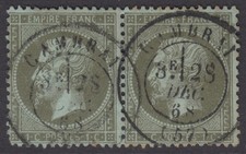 FRANCIA 1862, Y&T #19 -