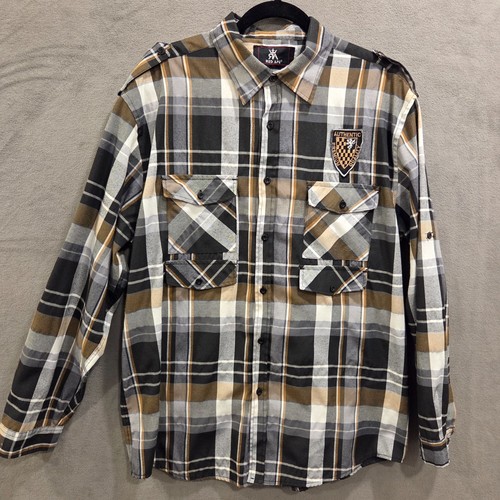 Camicia red ape plaid bottoni - camicia,