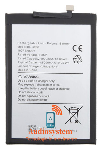 Batteria originale per tecno - per,