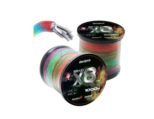 Trecciato pesca fili - pesca, 8