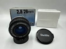 Starblitz 28 mm F/2.8 per attacco Olympus OM