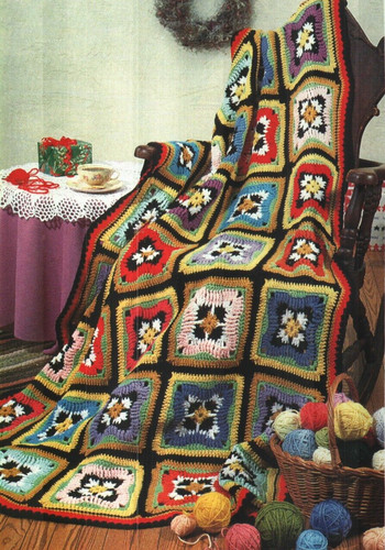 Starburst magic afghan home - starburst,