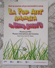 CARTOLINA LA POP ART ANIMATA DI BRUNO BOZZETTO- OTTIMO STATO- SPED GRATUITA