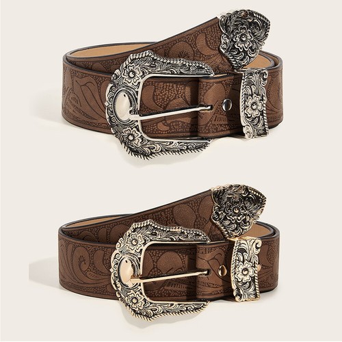 Cinture pelle vintage pu - vintage,
