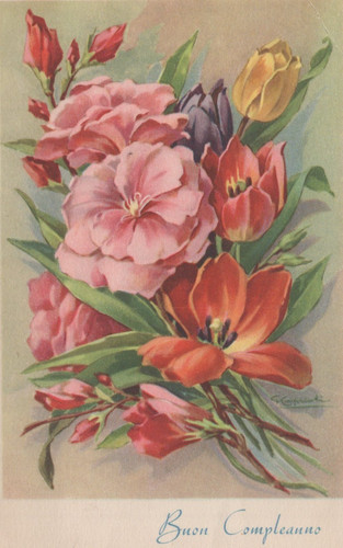 Cartolina augurale buon - ,