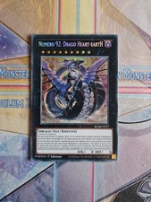 Yu-Gi-Oh! Numero 92: Drago Heart-eartH, raro SEGRETO, BLMR, ITA yugioh