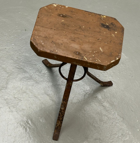 Antico sgabello mungitura - antico,