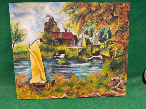 Quadro dipinto olio - olio, o