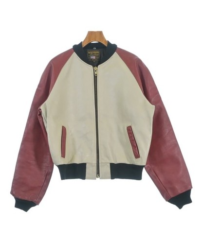Vanson blouson ivoryxred - blouson,