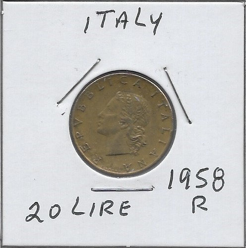 Italia lire 1958r - italia, 20