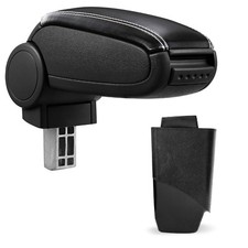 Bracciolo Centrale Pelle Nero