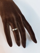 anello fedina fede oro bianco