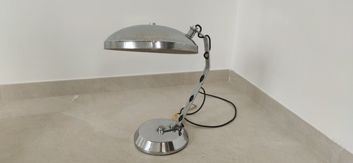 Lampada ministeriale cromata - lampada,
