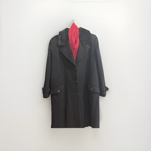Cappotto nero donna marina - cappotto,