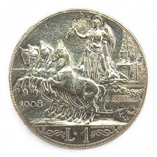 Italia 1 Lira 1908 R -