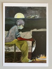 PETER DOIG, 'DIPINGERE SU UN'ISOLA' mostra cartolina d'arte, 2023.