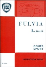 FULVIA LANCIA OWNERS MANUAL