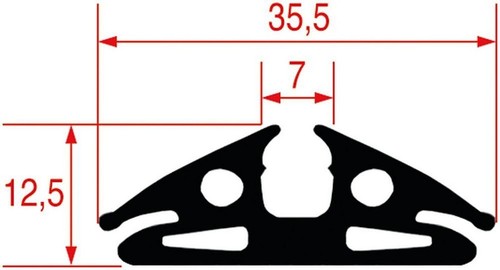 Guarnizione vetro forno 150cm - guarnizione,