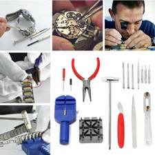 Riparazioni OROLOGI OROLOGIO APRICASSE TOGLIMAGLIE SET CACCIAVITI KIT RIPARA 16p