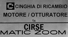 ★CINGHIA DI RICAMBIO MOTORE 1 x PROIETTORE 8 mm CIRSE MATIC ZOOM★