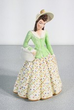 ⚜️ SCULTURA DAMA DONNA CERAMICA KERAMOS DIPINTA A MANO TORINO PORCELLANA STATUA